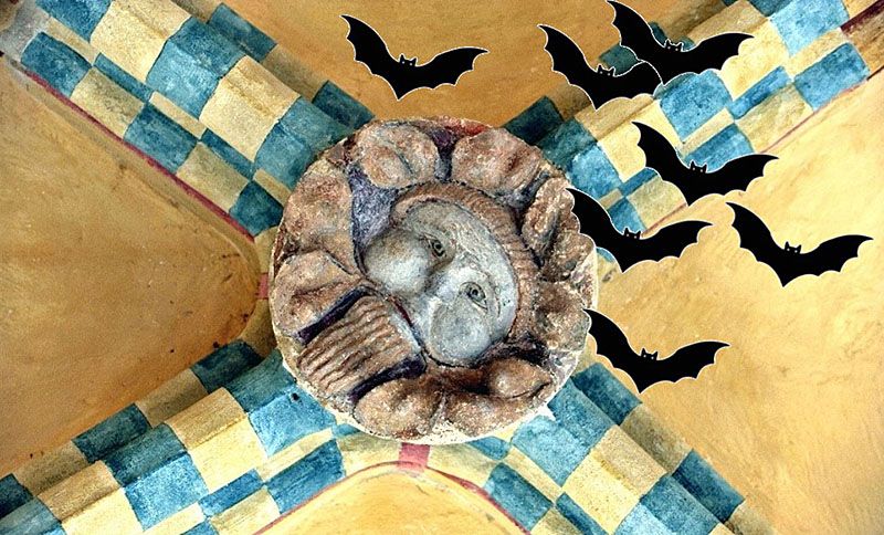 clef de voûte du cloître