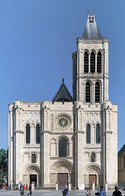 Basilica of Saint Denis, west façade