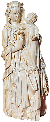 Virgin and Child in ivory